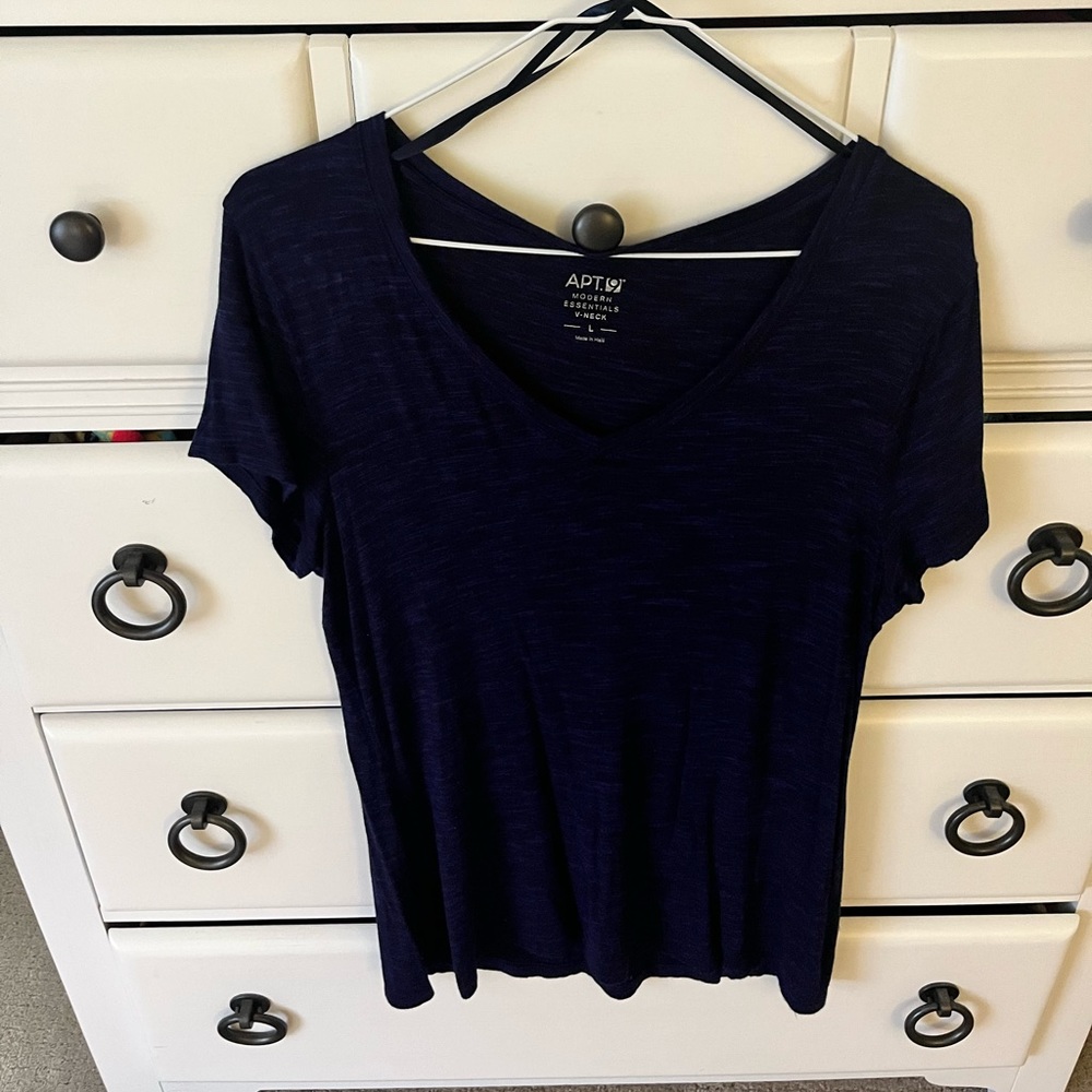 Size large blue apt 9 top!